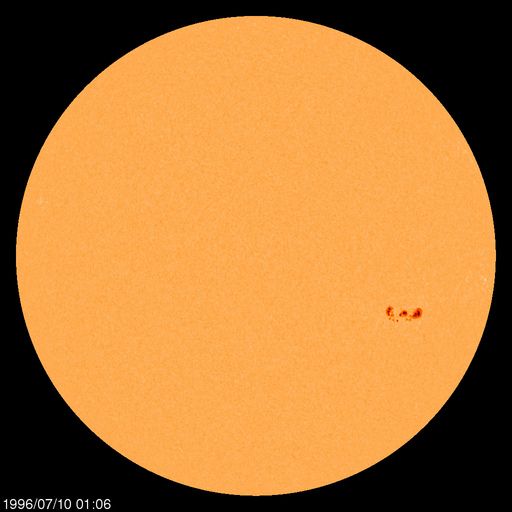 Sunspot regions