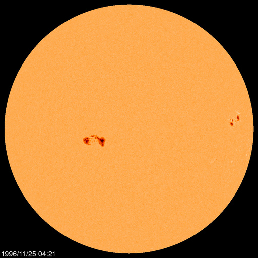 Sunspot regions