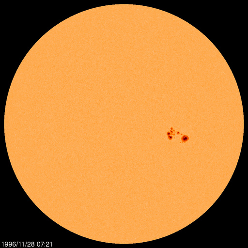 Sunspot regions