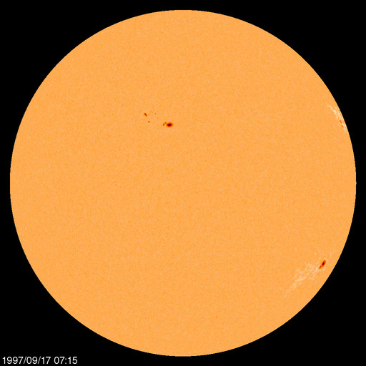 Sunspot regions