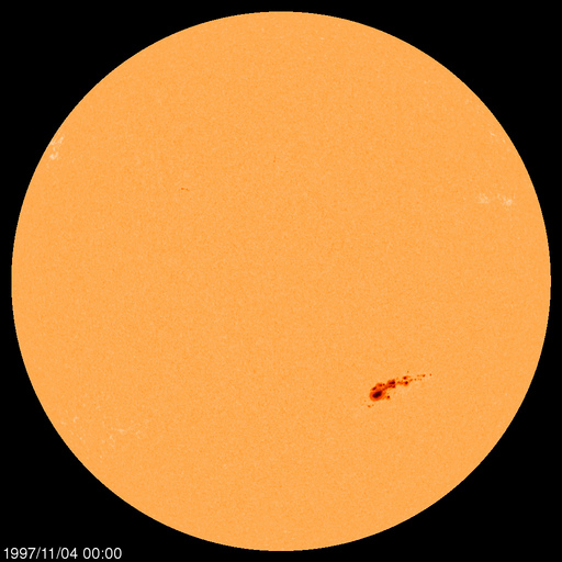 Sunspot regions