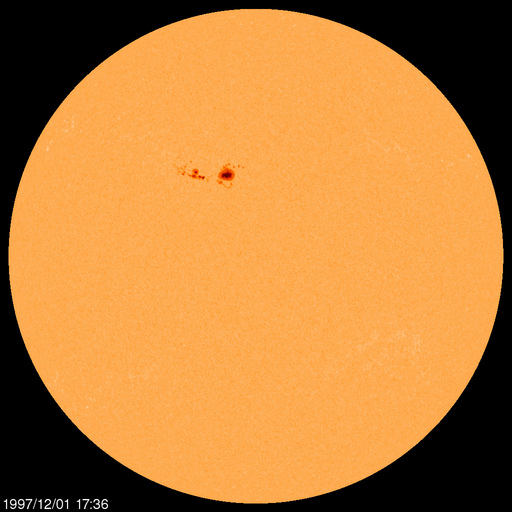 Sunspot regions