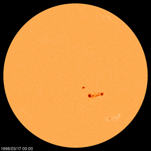 Sunspot regions