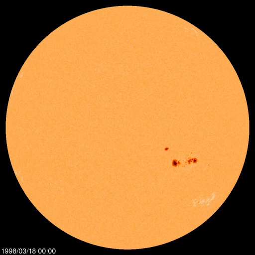 Sunspot regions