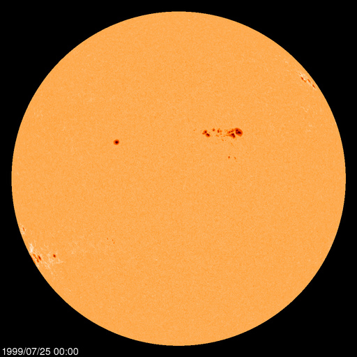 Sunspot regions