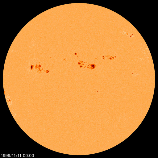 Sunspot regions