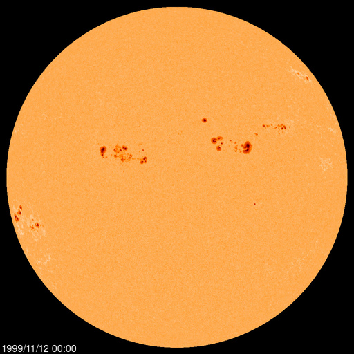 Sunspot regions