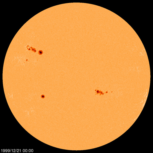 Sunspot regions