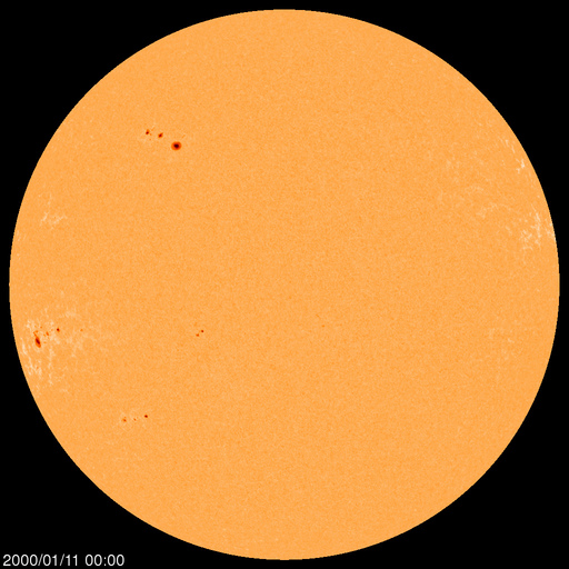 Sunspot regions