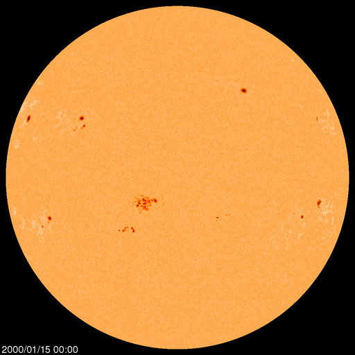 Sunspot regions