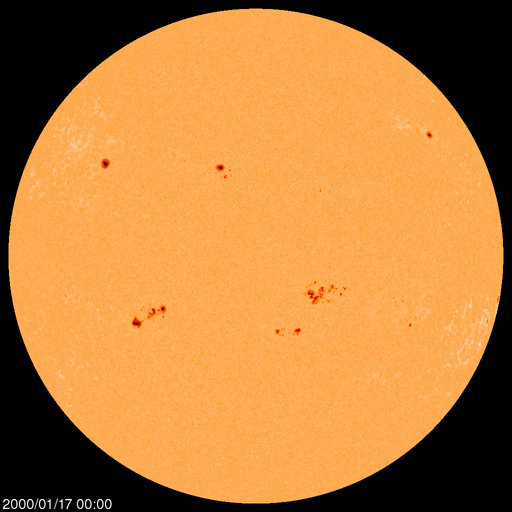 Sunspot regions