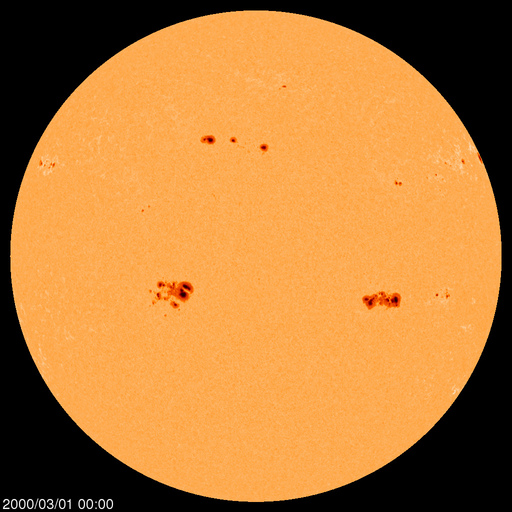 Sunspot regions