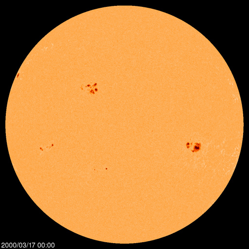 Sunspot regions