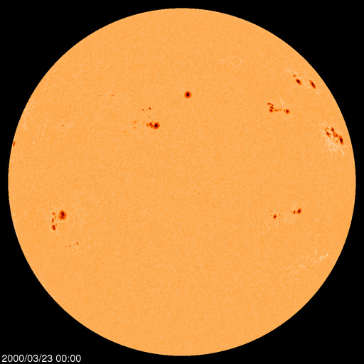 Sunspot regions