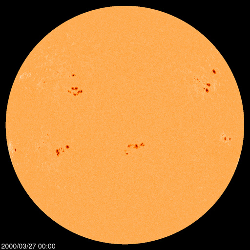 Sunspot regions