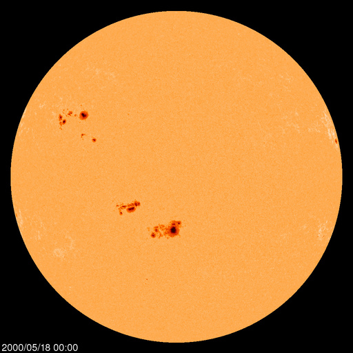 Sunspot regions