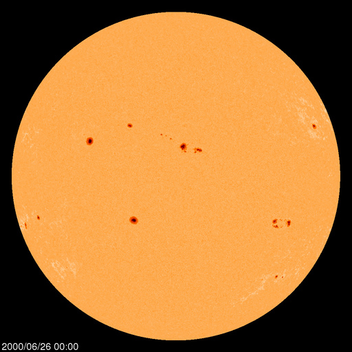 Sunspot regions