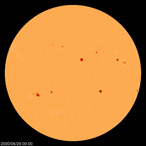 Sunspot regions