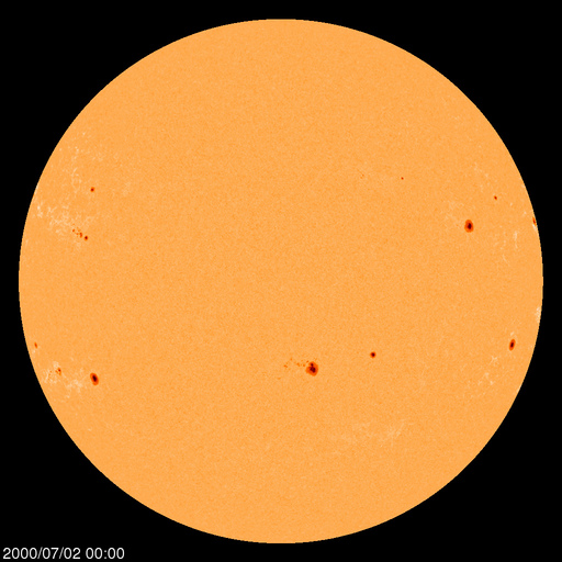 Sunspot regions