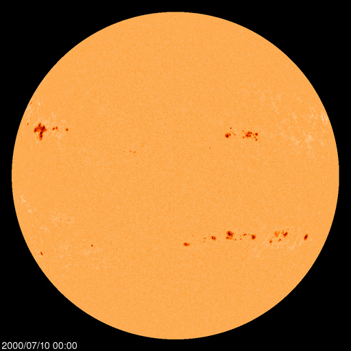 Sunspot regions