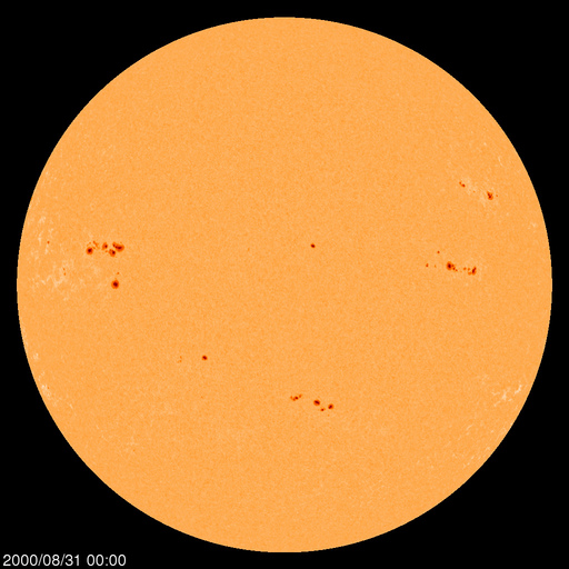 Sunspot regions