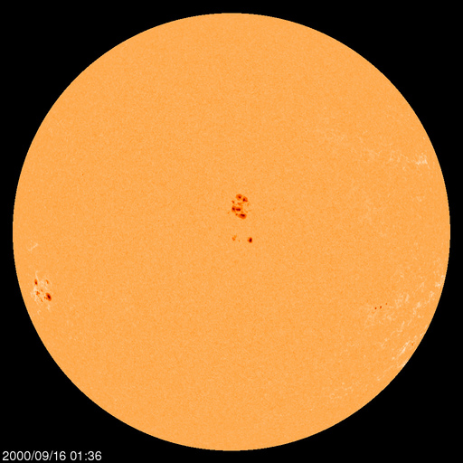 Sunspot regions