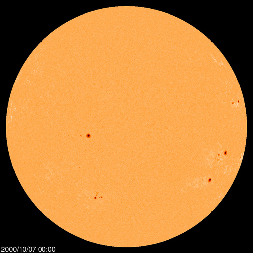 Sunspot regions