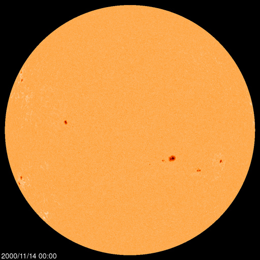 Sunspot regions