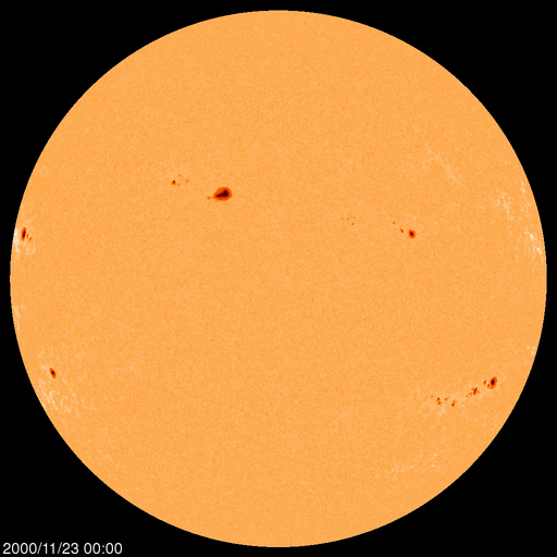 Sunspot regions