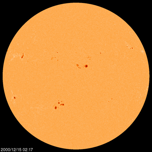 Sunspot regions