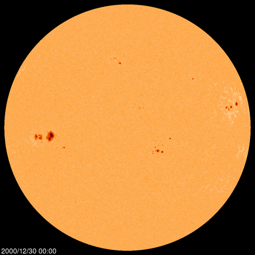 Sunspot regions