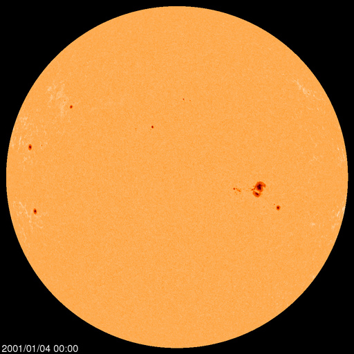 Sunspot regions