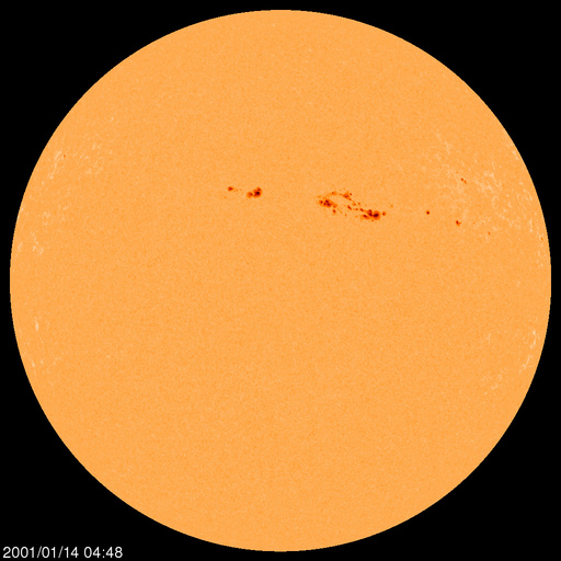 Sunspot regions