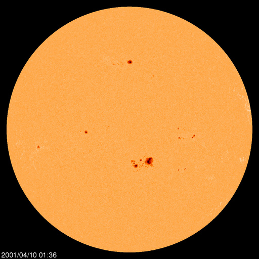 Sunspot regions