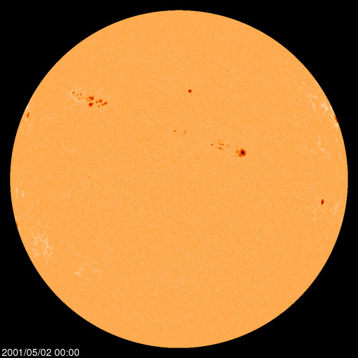 Sunspot regions