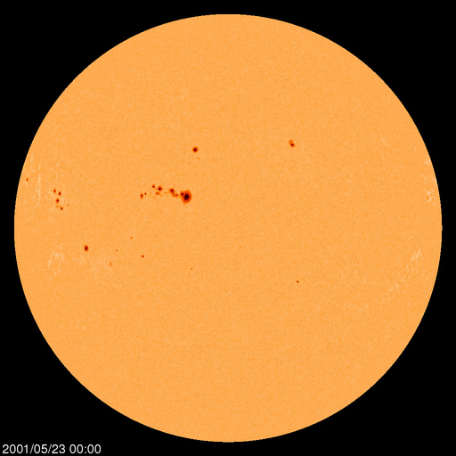 Sunspot regions