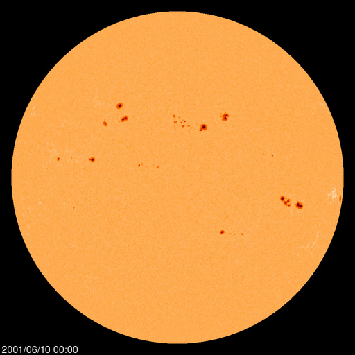 Sunspot regions