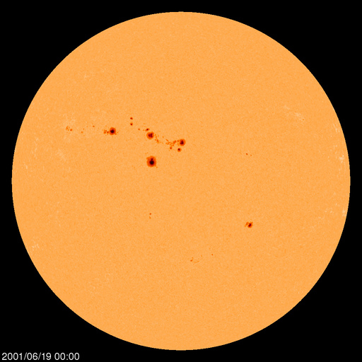 Sunspot regions