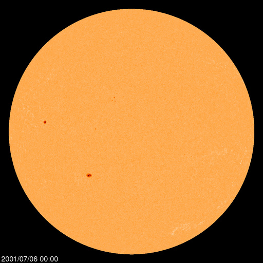 Sunspot regions