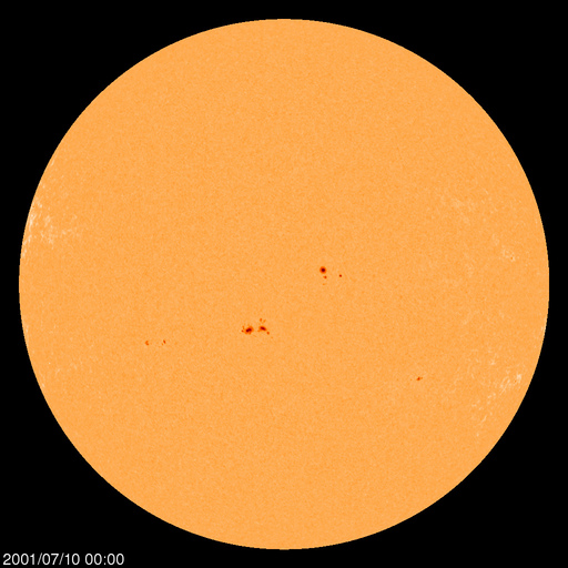 Sunspot regions