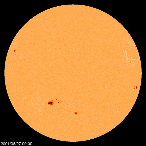 Sunspot regions