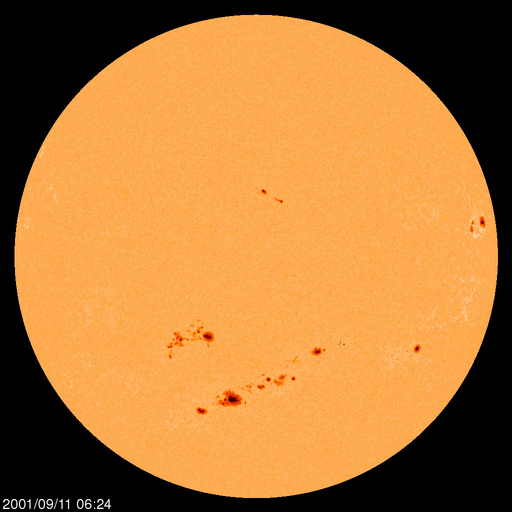 Sunspot regions