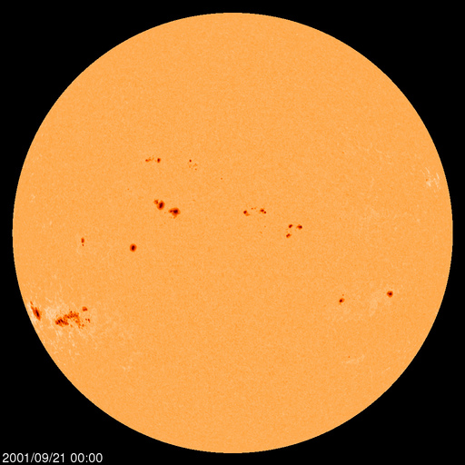 Sunspot regions