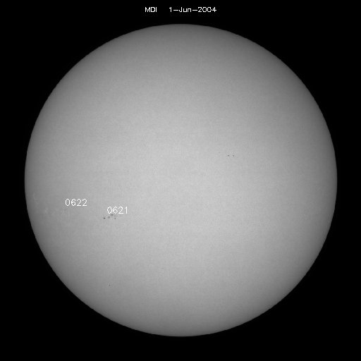 Sunspot regions