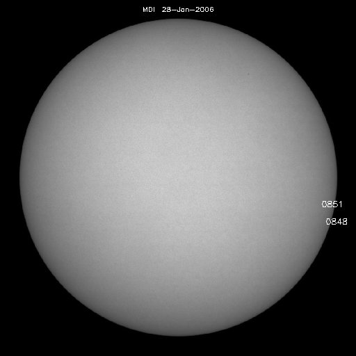 Sunspot regions