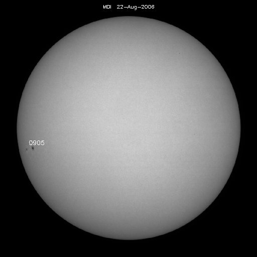 Sunspot regions