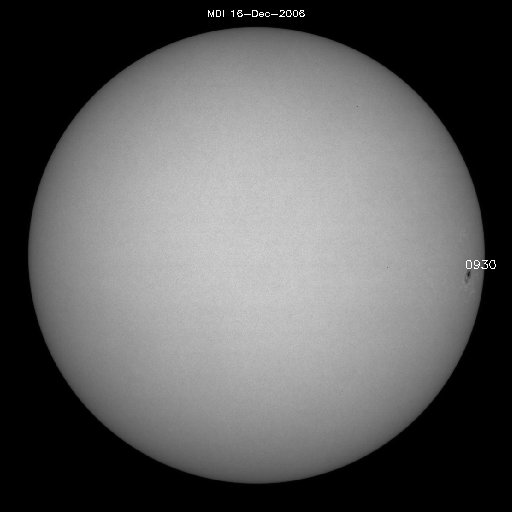 Sunspot regions