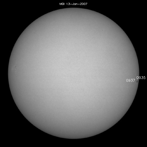 Sunspot regions