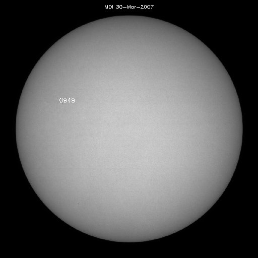 Sunspot regions