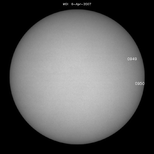 Sunspot regions